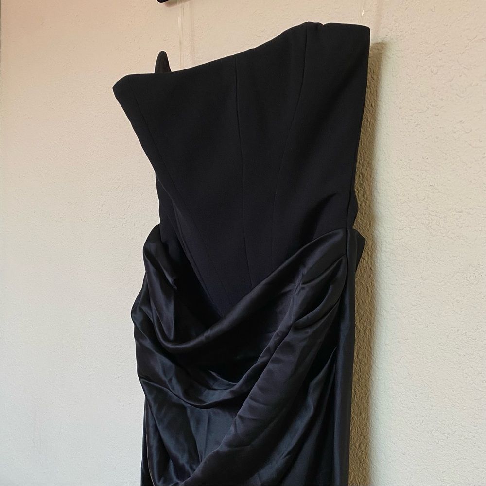 House of CB L D-DD  'Persephone' Black Strapless Corset Maxi Dress NWOT - Picture 9 of 14